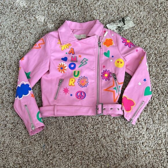 NWT Hanna Banana Faux Leather Jacket (size 6) - Picture 12 of 12